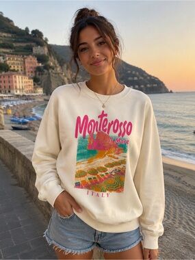 Altar’d State Monterosso  al Mare Italy Graphic Sweatshirt
